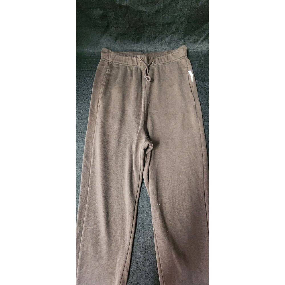 Adidas Women's Brown Slim Long Joggers Size XS Logo Drawstring Lightweight EUC - Picture 5 of 10